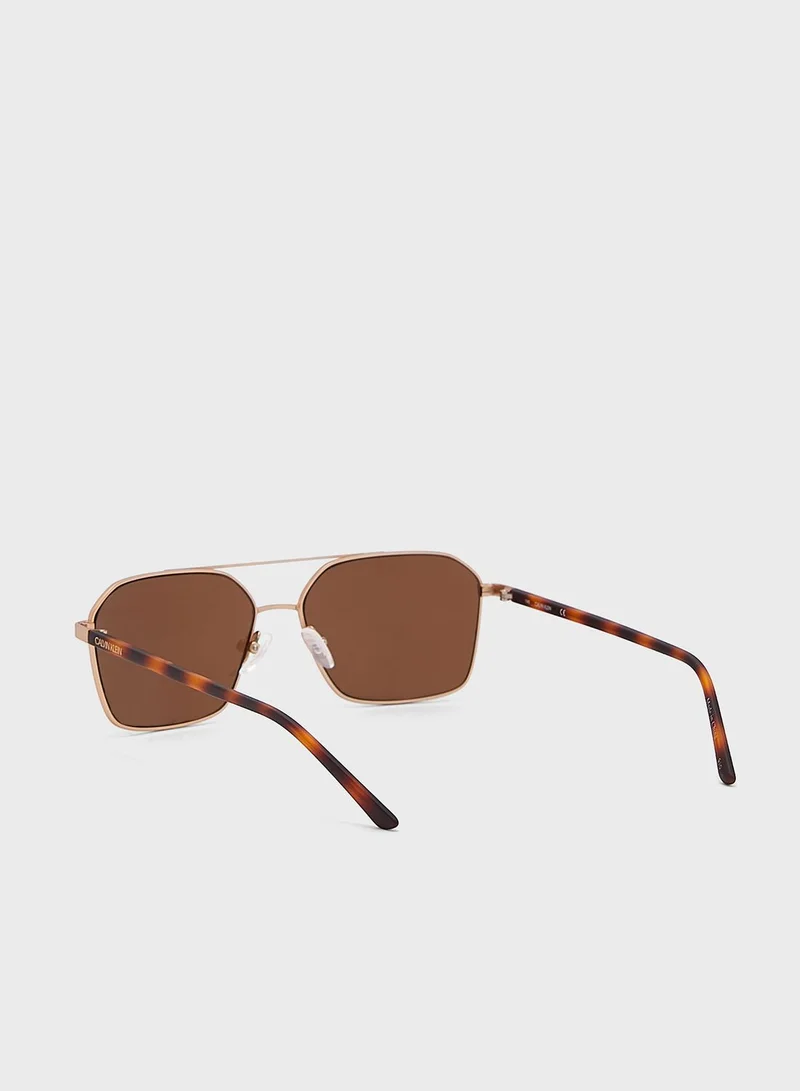 CALVIN KLEIN Aviator Sunglasses