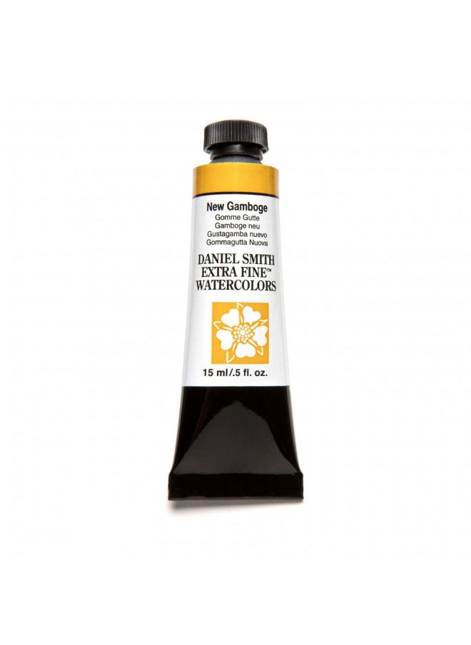 Daniel Smith DANIEL SMITH 284600060 Extra Fine Watercolor 15ml Paint Tube, New Gamboge, 0.5 Fl Oz (Pack of 1)  - Image 4