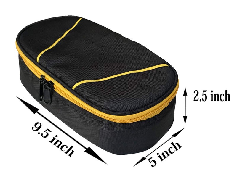 FOONTY Polyurethane Waterproof Lunch Bag (Black, FFFLB9005B) - Image 3