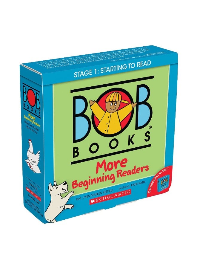 Bob Books - More Beginning Readers Box Set Phonics, Ages 4 and Up, Kindergarten (Stage 1: Starting to Read) 