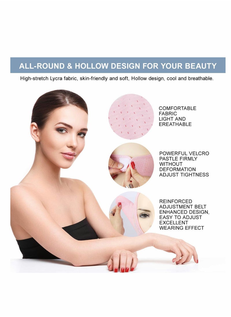SYOSI - Double Chin Reducer, Face Slimming Strap, V Line Lifting Mask Strap for Women and Men, Anti-Wrinkle Shaggy Skin - Image 1