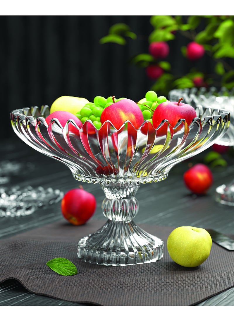 Premium Brasilia Foam Glassware Set - 4 Pieces Gift Set for gift Special Occasions, Includes Fruit Plate, Candy Bowl, Vase, and Ashtray, Transparent Glass, Elegant Tableware - pzsku/Z10F2E4EA24EAF0A979CCZ/45/_/1733667632/93b6c808-8a07-442b-992e-9cd6b1686800