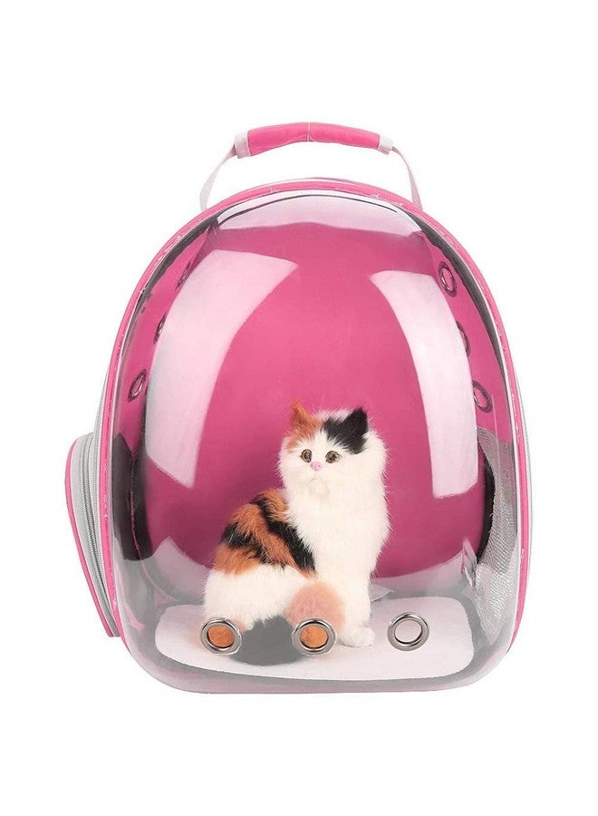Generic Pet Portable Travel Bag Cum Carrier Space | Multi-Air Vents, Waterproof And Light-Weight | Astronaut Transparent Capsule For Hiking And Outdoor Backpack For Dog, Cat & Small Pets (Multicolor)  - Image 5