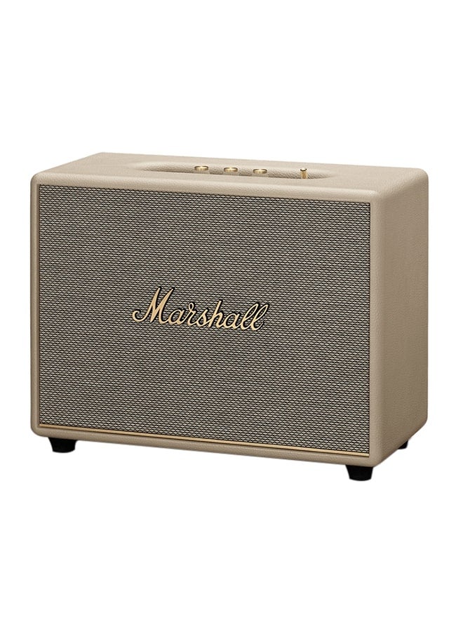 Marshall Renewed - Woburn III 120W Premium Home Wireless Speaker With Bluetooth 5.2 And Multiple Inputs - Enjoy Signature Sound | Cream beige - Image 2