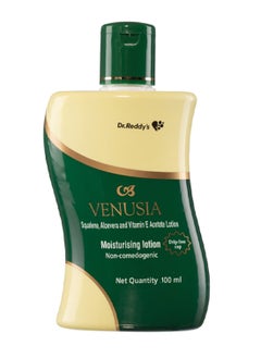 VENUSIA Venusia Dr Reddy'S Moisturizing Lotion Enriched With Vitamin E Aloe Vera and Squalane Daily Face And Body Lotion Soothing Itch Relief Non-Greasy 100Ml  - Image 1