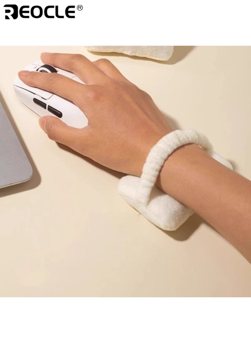 REOCLE 2PCS Memory Foam Mouse Wrist Pads with Ergonomic Support and Lightweight Design Gel Cushioned Wrist Rests with Compact Size for Office Computer Typing Use - Image 4