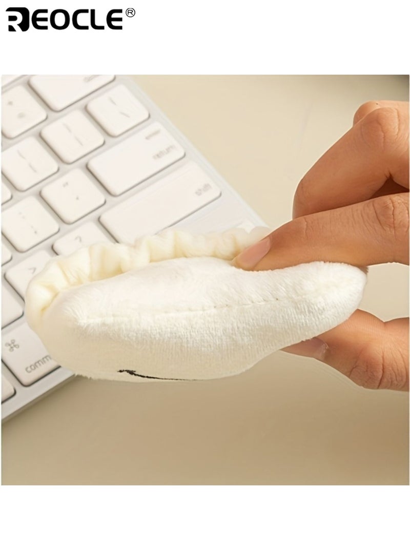 REOCLE 2PCS Memory Foam Mouse Wrist Pads with Ergonomic Support and Lightweight Design Gel Cushioned Wrist Rests with Compact Size for Office Computer Typing Use - Image 5