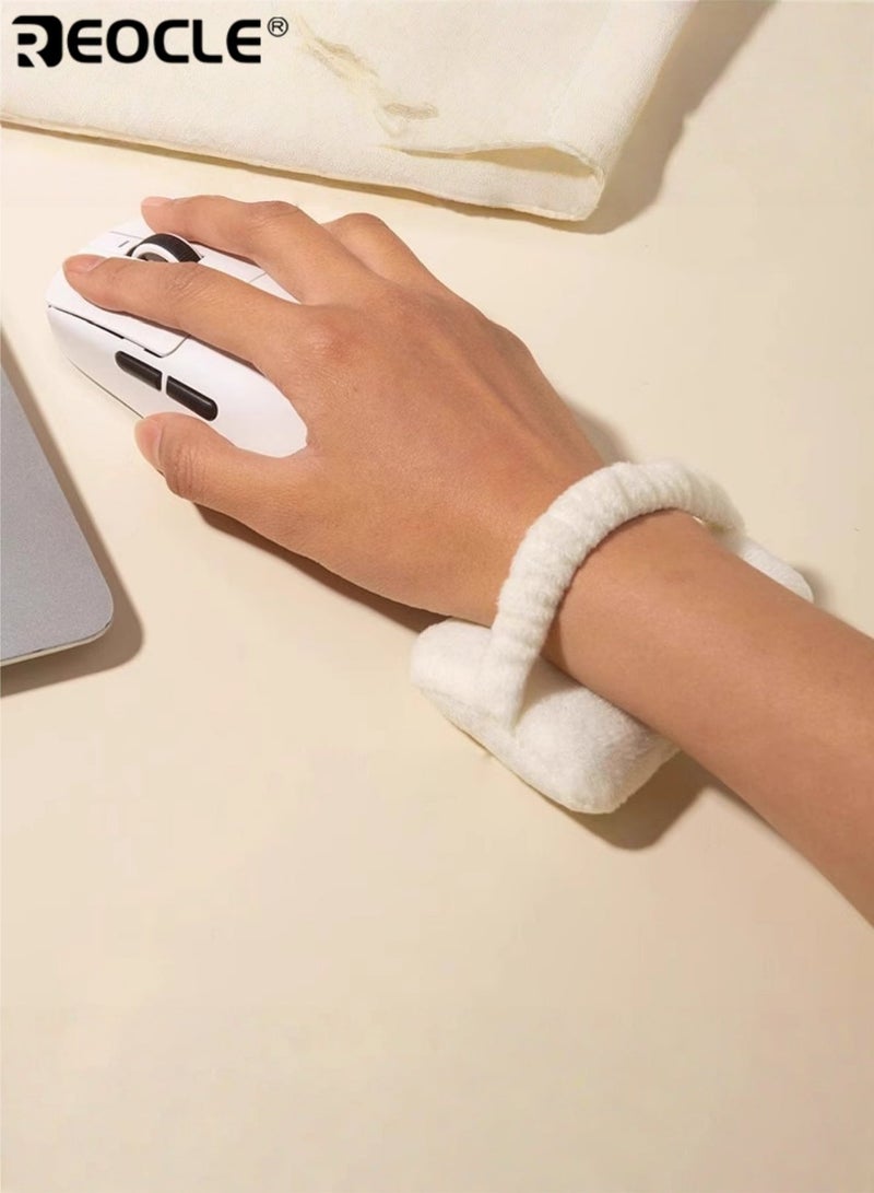 REOCLE 2PCS Memory Foam Mouse Wrist Pads with Ergonomic Support and Lightweight Design Gel Cushioned Wrist Rests with Compact Size for Office Computer Typing Use - Image 4
