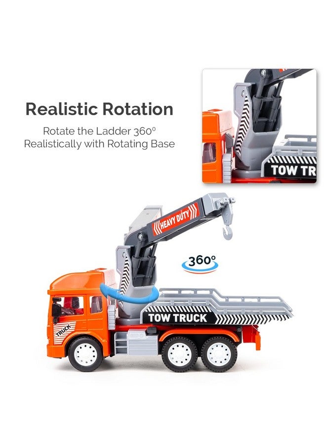 Ratna's Tow Truck My First Wheels Friction Powered Big Size Plastic Toy Vehicle for Kids - Image 2