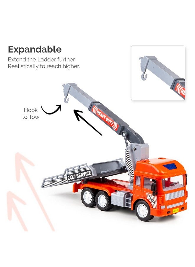 Ratna's Tow Truck My First Wheels Friction Powered Big Size Plastic Toy Vehicle for Kids - Image 4