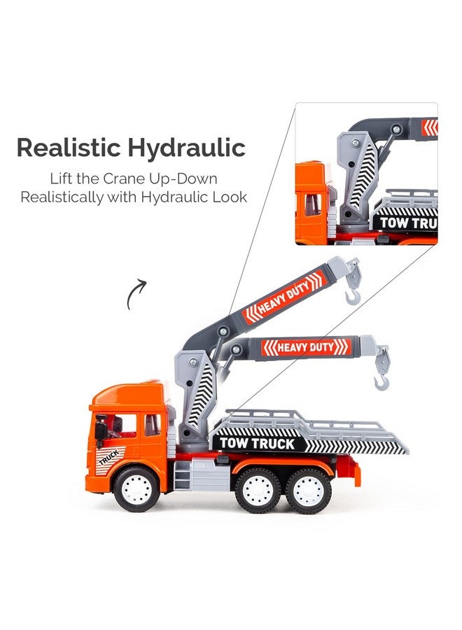 Ratna's Tow Truck My First Wheels Friction Powered Big Size Plastic Toy Vehicle for Kids - Image 3