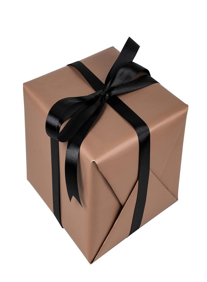 SDZMDL Black Ribbon 3/4 Inch, 25 Yards/roll Solid Satin Ribbon for Gift Wrapping, Bow, Floral Bouquets, Party Decoration. - Image 2