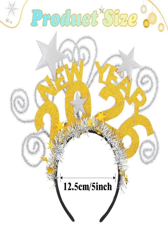 Zoestar Light Up 2026 Headband LED New Year Headbands NYE Glow Party Hair Accessories for Women - Image 5