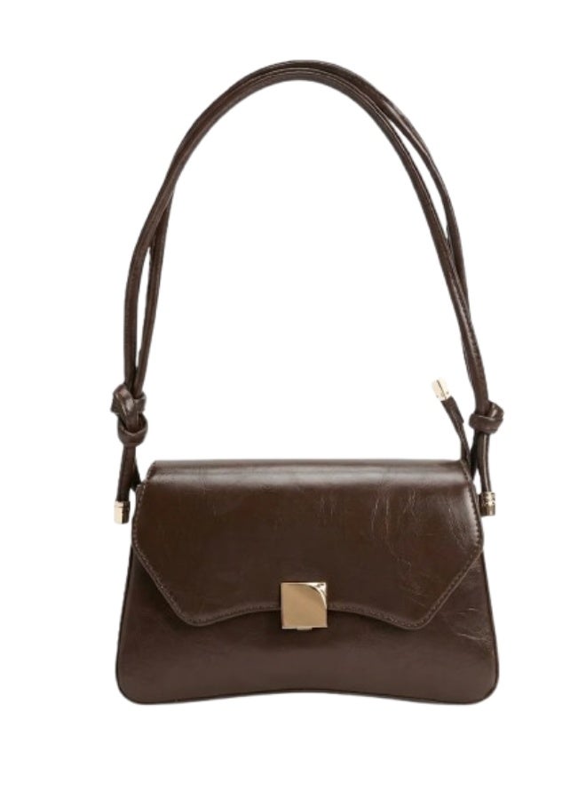 Crossbody Bag with stylish metal buckle BA-64