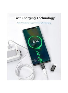 Generic Lightning Female to USB C Male Adapter for iPhone, iPad, Samsung - 27W PD Fast Charging & Data Transfer - Type C Charger Cable - Not for Audio/OTG - Black  - Image 5