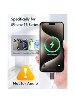 Generic Lightning Female to USB C Male Adapter for iPhone, iPad, Samsung - 27W PD Fast Charging & Data Transfer - Type C Charger Cable - Not for Audio/OTG - Black  - Image 2