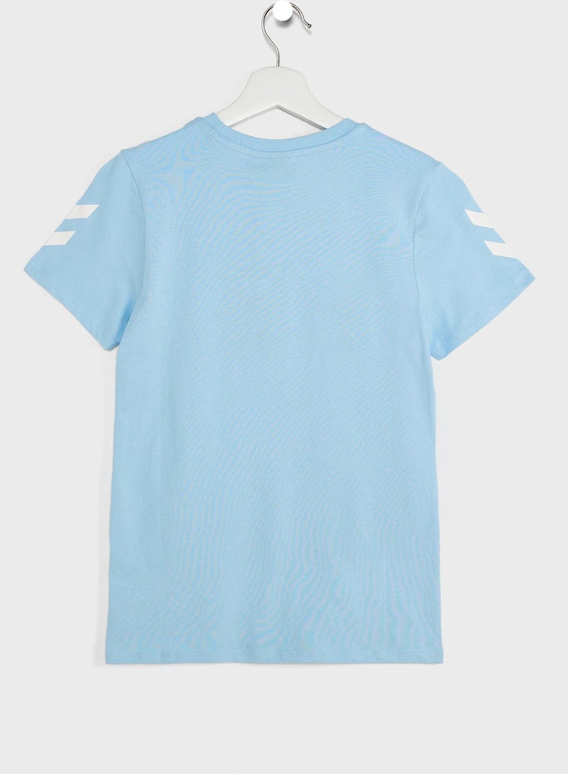 Hummel Kids Optimism Logo T-Shirt - Image 2