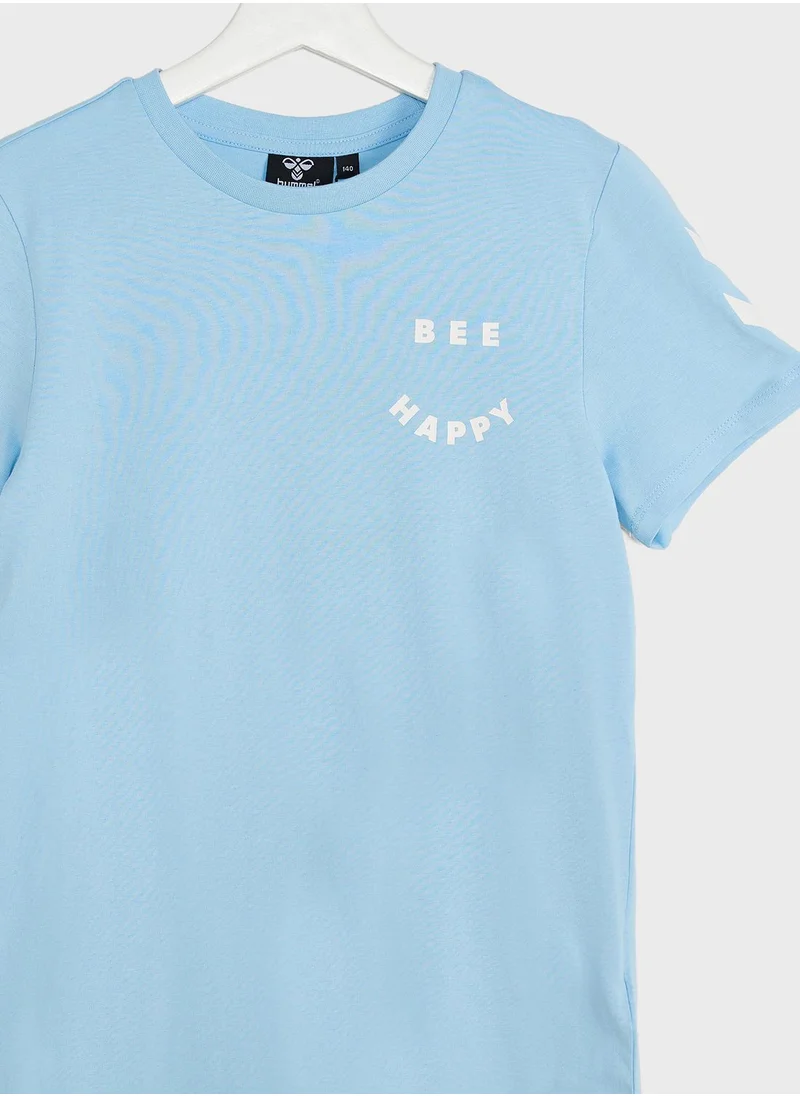 Hummel Kids Optimism Logo T-Shirt