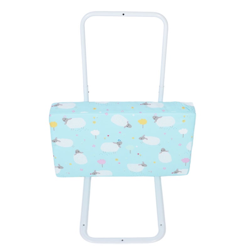 Toddler Bed Rail: Blue, No Gap Safety Design, 5 Adjustable Heights (40cm To 60cm) - Quick Install, Easy Clean Sturdy Bed Guard for Toddler Baby Room, Single Queen King Beds - Image 4