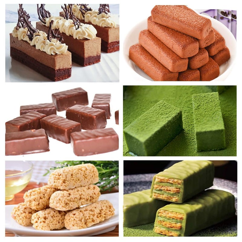 JOERSH 2pcs Granola Bar Mold Rectangle Silicone Candy Bar Mold Deep for Baking Chocolate Energy Bars/Protein/Nutrition/Cereal Bars/Cheesecake/12-Cavity Butter Mould - Image 5