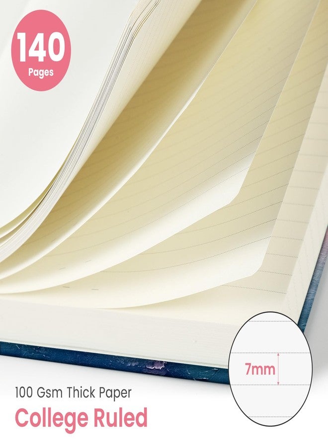 Taja Lined Spiral Journal Notebook for Women, A5 Cute College Ruled Hardcover Notebook for Work & Note Taking, Pretty Journal for Writing, 140 Pages, Sunset - Image 2
