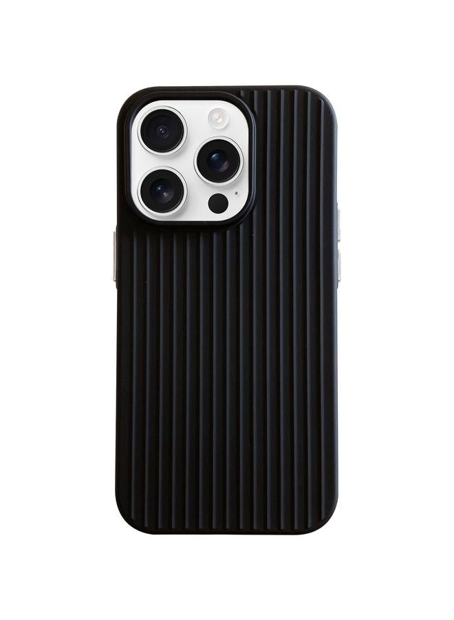 S-TOP Case For iPhone 16 Pro Max Macaroon Tile Stripe TPU Hybrid PC Phone Case - Image 1
