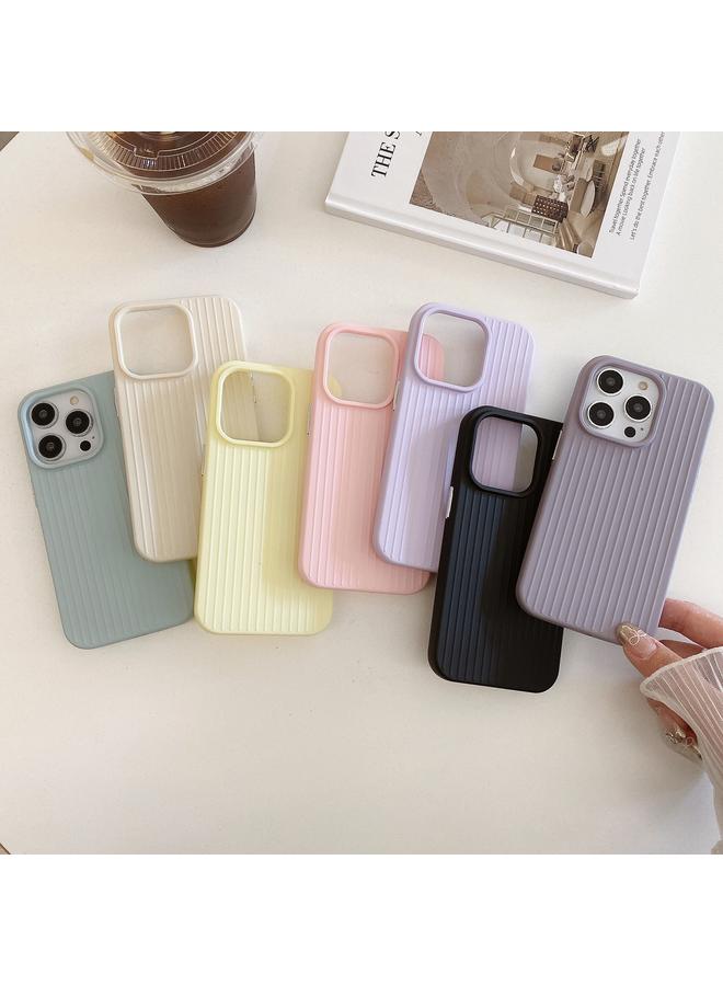 S-TOP Case For iPhone 16 Pro Max Macaroon Tile Stripe TPU Hybrid PC Phone Case - Image 2