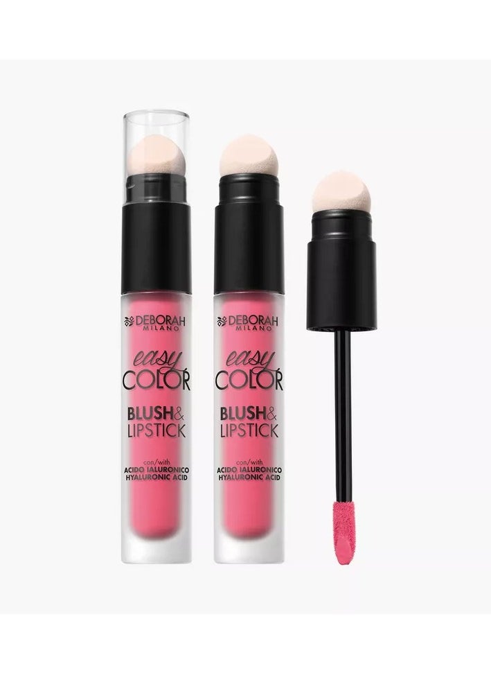 DEBORAH MILANO Deborah Easy Color Blush&Lipstick -03 REBEL PINK 