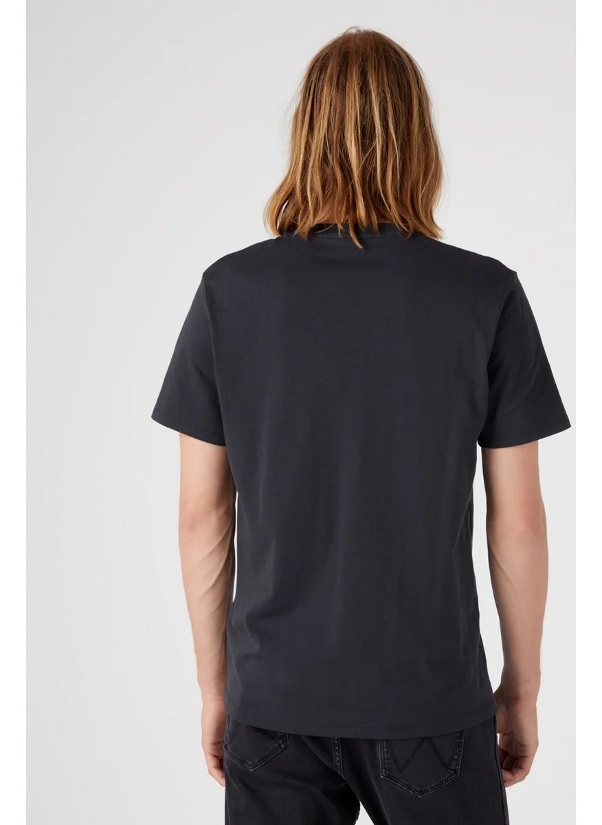 Wrangler Men's Black Crew Neck T-Shirt
