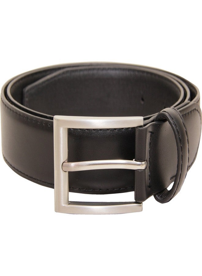 VANGELO Men Classic Dress Belt Black Size 62 Inch Fits Waist Length 60 to 62 Inch - Image 1