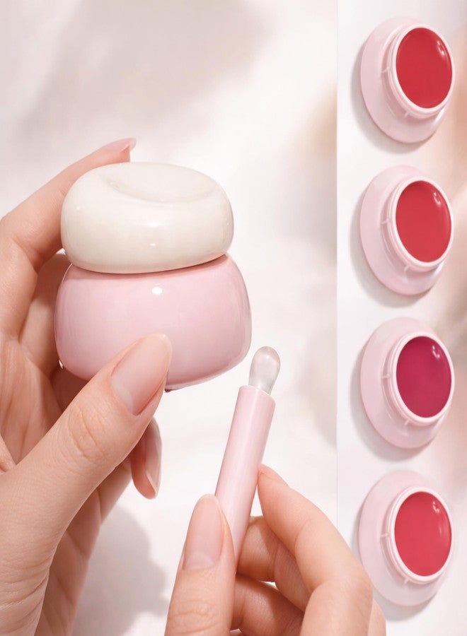 MAYBELUCKY 3-in-1 Lip and Cheek Tint with Lip Mask - Vitamin E, Jojoba Oil & Shea Butter, Waterproof Tint Blush for Long Stay - Nourishing Overnight Treatment for Lips, Cheeks & Eyes - Image 1