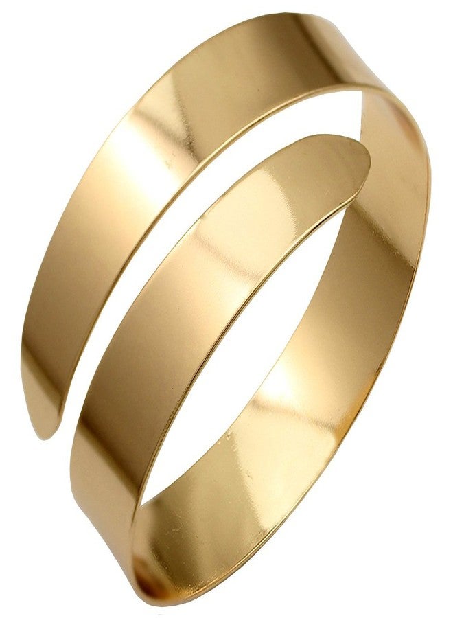 ALoveSoul Adjustable Gold Upper Arm Jewelry Cuff Bracelet Armlet Armband Bangle - Image 1