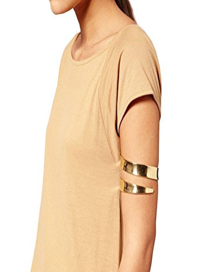 ALoveSoul Adjustable Gold Upper Arm Jewelry Cuff Bracelet Armlet Armband Bangle - Image 2