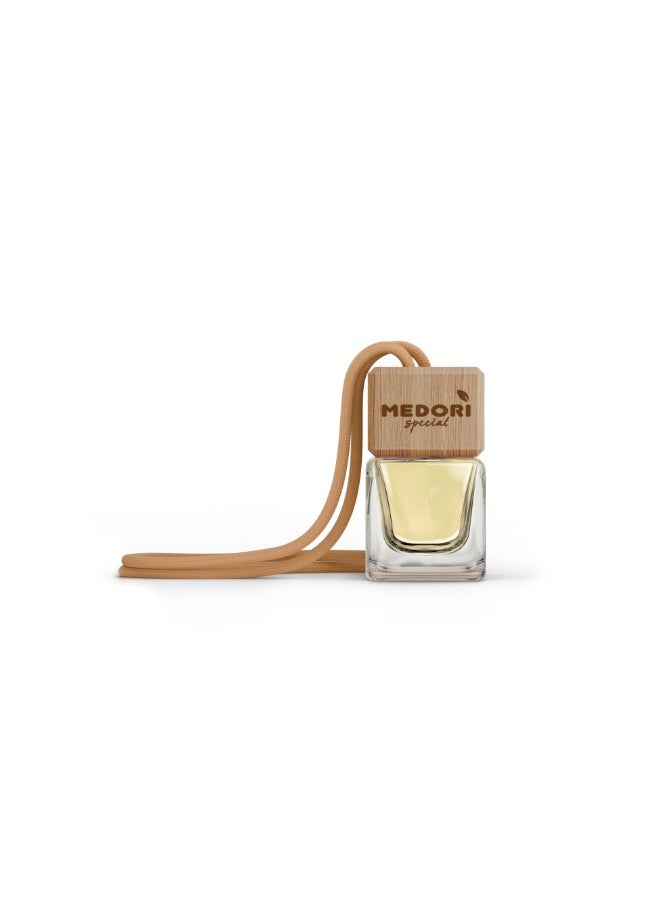 معطر جو سائل معلق للسيارة في عبوة من الورق المقوى مع رائحة ذات رائحة ساحرة فاخرة ويحتوي على جهاز اختبار رائحة باريس مماثل لسي، العطر مصنوع في فرنسا 6 مل