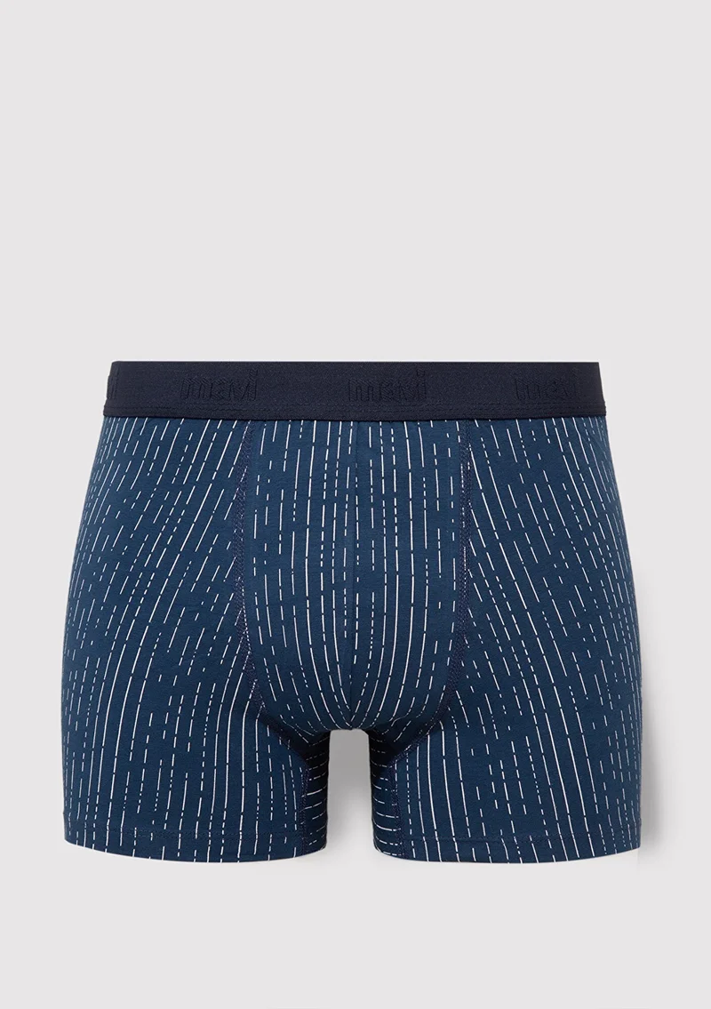 مافي Striped Navy Boxer