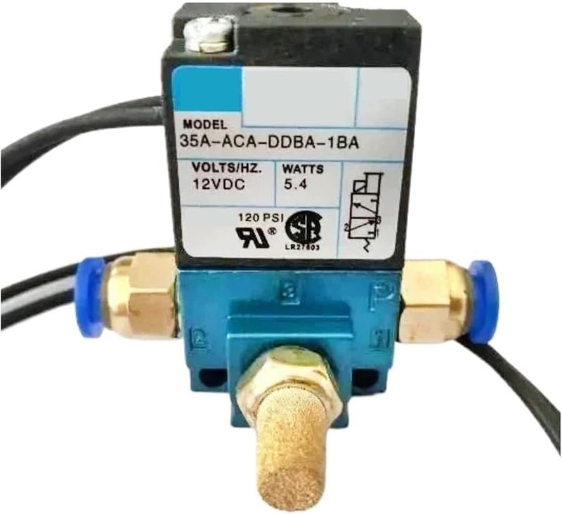 3 Port Electronic Boost Control Solenoid Valve Brass Red Color