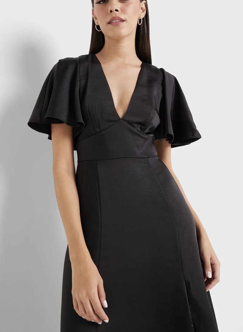 Ted Baker Cape Sleeve Dress