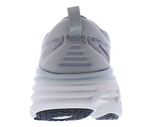 HOKA ONE ONE Bondi 8 Mens Shoes Size 10, Color: Sharkskin/Harbor Mist - Image 3