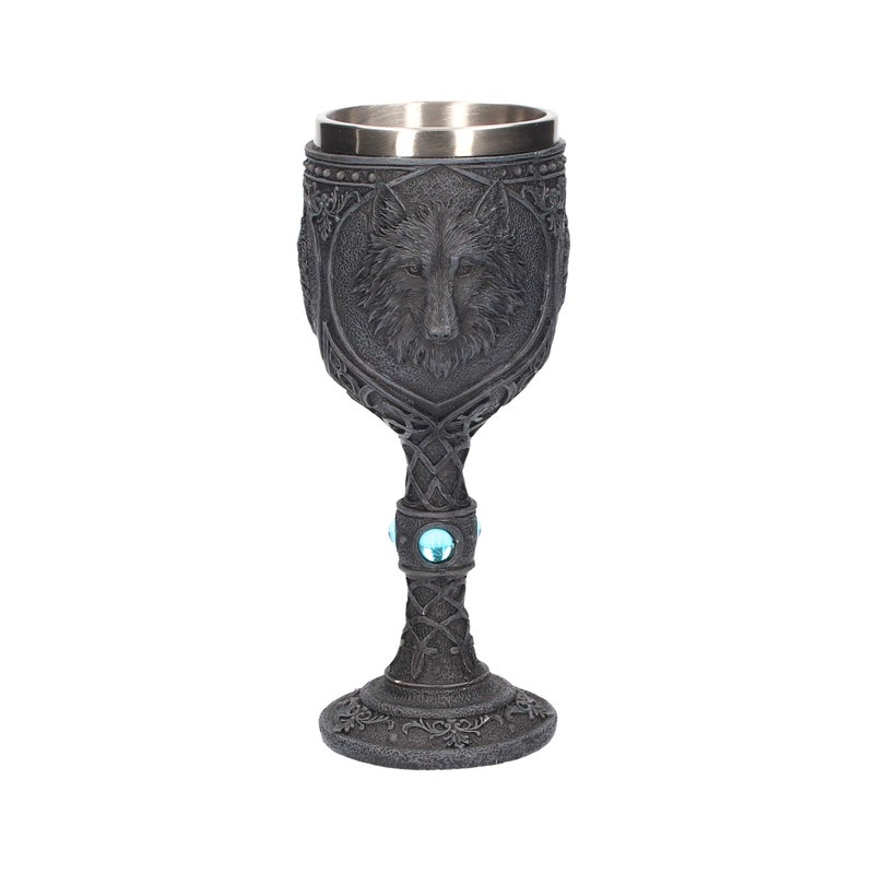 Nemesis Now Nemesis Now U2501G6 Night Wolf Goblet Goblet 23cm Black 