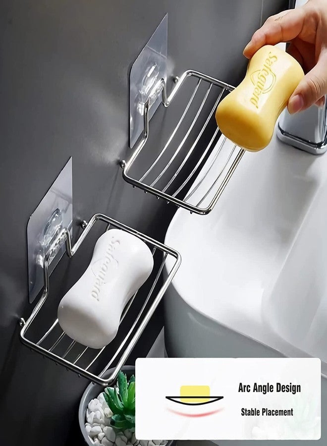 Spellwish Stainless Steel Soap Dish Holder, No Drilling, 304 Rustproof Soap Dish for Shower, Bathroom, Tub and Kitchen Sink (1) - Image 4