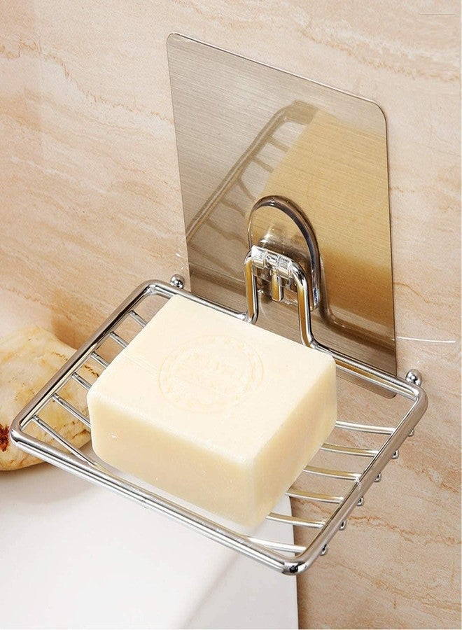 Spellwish Stainless Steel Soap Dish Holder, No Drilling, 304 Rustproof Soap Dish for Shower, Bathroom, Tub and Kitchen Sink (1) - Image 2