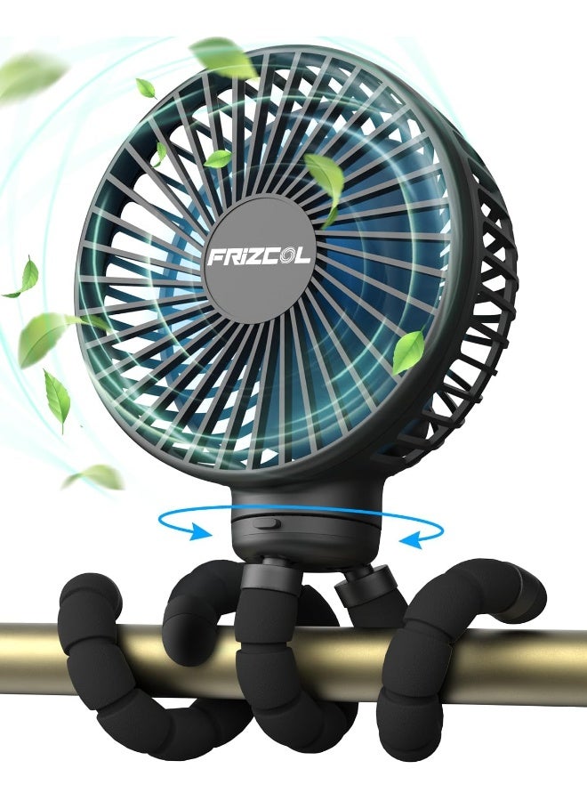 FRIZCOL Stroller Fan for Baby - Portable Fan Rechargeable - Battery Operated Fan - Image 1