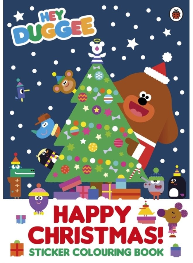 Hey Duggee Happy Christmas Sticker Colouring Book - Paperback