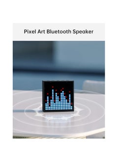 Divoom Devom TimeBox Evo PixelArt Bluetooth Speaker with 16x16 LED Display with App Control and Bedside Alarm Black  - Image 4