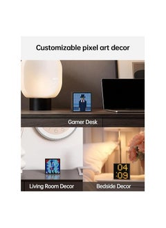 Divoom Devom TimeBox Evo PixelArt Bluetooth Speaker with 16x16 LED Display with App Control and Bedside Alarm Black  - Image 5