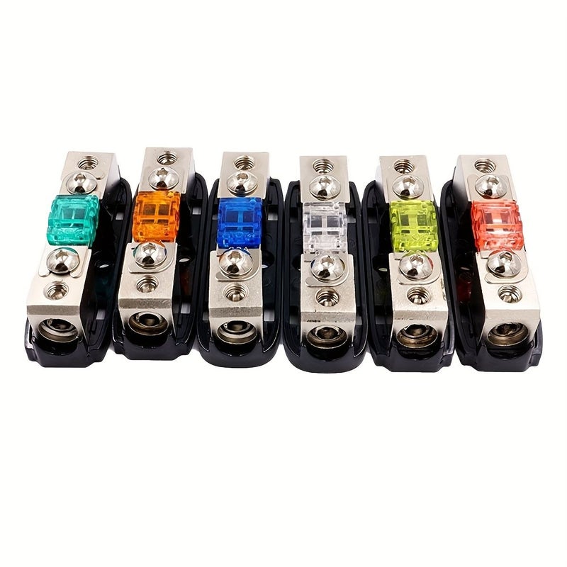 Car Audio Fuse Holder 150A Single Way Stereo Power Distribution Block Fusebox - Image 5