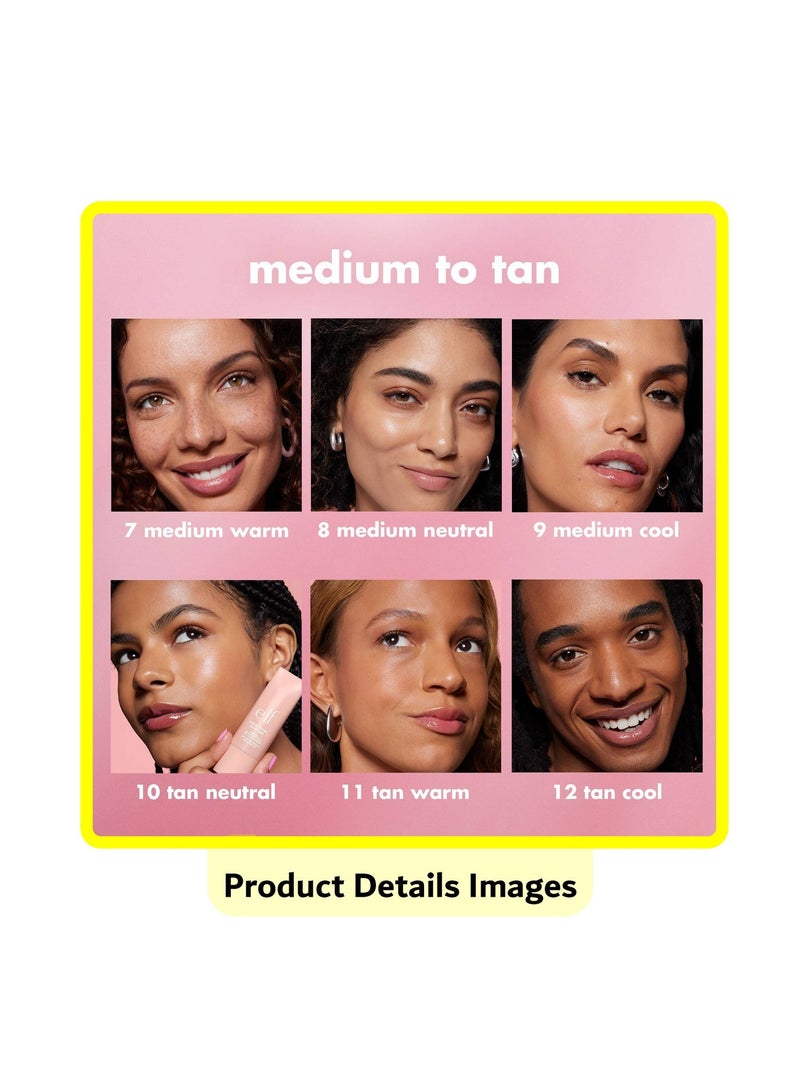 elf Halo Glow Skin Tint Light Coverage Foundation - Mineral SPF 50 - 9 Medium Cool - Image 5