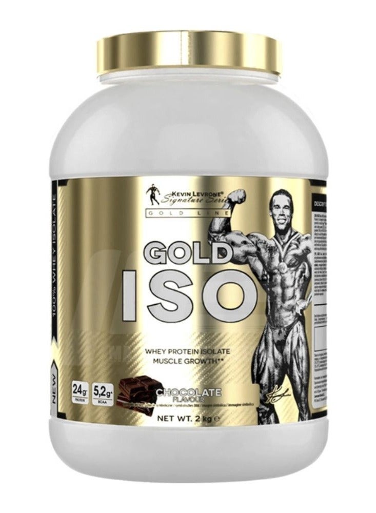 KEVIN LEVRONE 100% Gold Isolate Whey Protein Chocolate Flavour 2 Kg