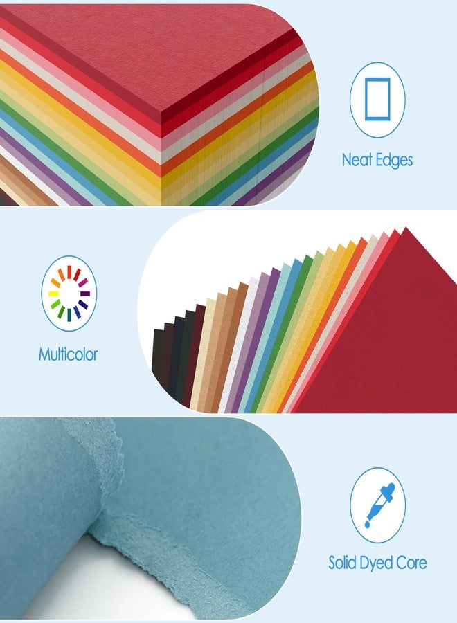 Peoin 240 Sheets Colored Cardstock Bulk 180gsm Colored Paper 8.5" x 11", Assorted Colors Card Stock Print Paper for School Office DIY Craft Card Making - Image 3