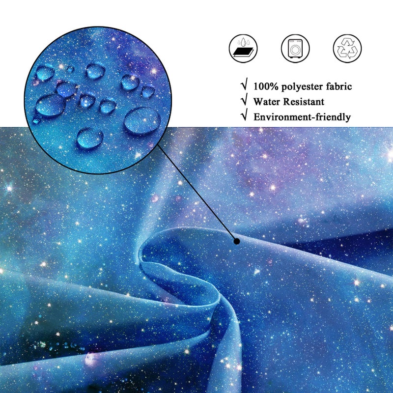 ريديكور Riyidecor Galaxy Boys Surtain Space Space Surtain for Bathroom Decor - Image 5